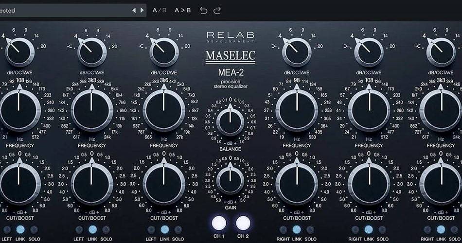 Relab推出Maselec MEA-2精密立体声均衡器插件-