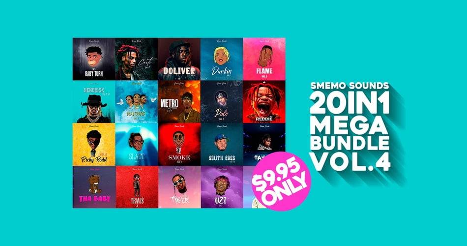 在Smemo Sounds 20-in-1 Mega Bundle Vol上节省97%-