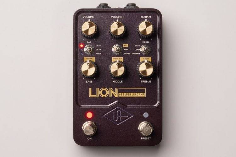 Universal Audio推出UAFX Lion '68超级铅放大器模拟器踏板-