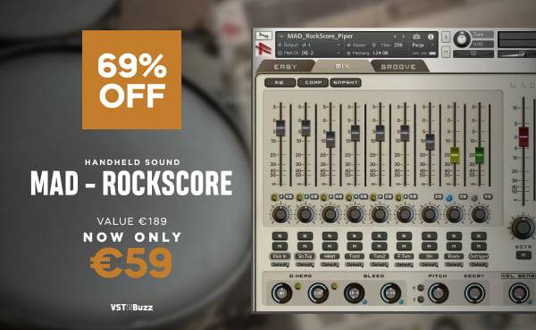 图片[1]-Kontakt的MAD RockScore鼓库以59欧元出售-