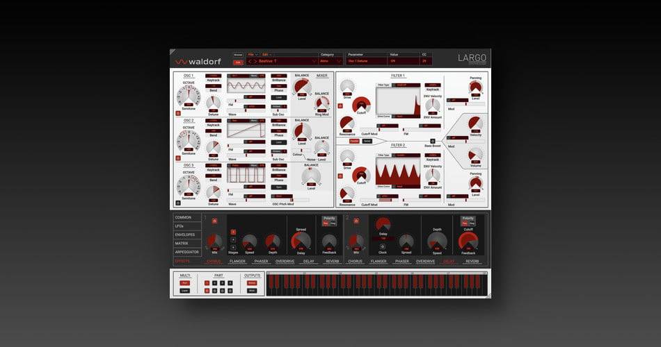 Waldorf发布了Largo 2软件合成器-