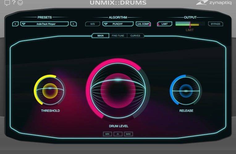 Zynaptiq UNMIX::DRUMS鼓混合效果插件以89美元的价格出售-