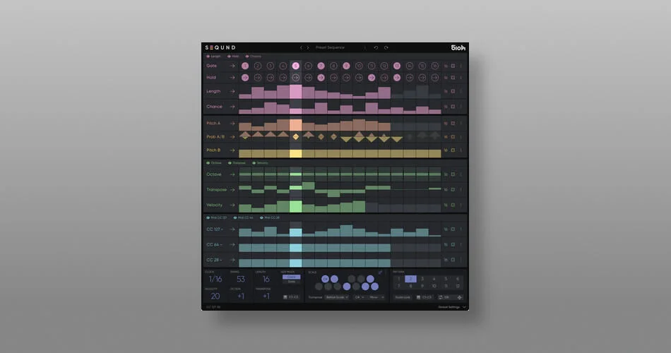 图片[1]-SEQUND polyrhythmic音序器插件售价39美元-