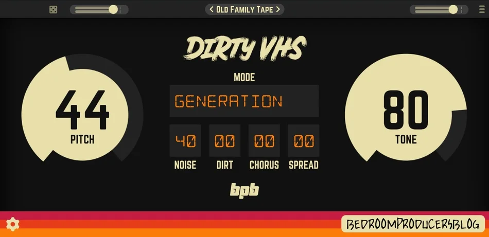 Bpb肮脏的Vhs:真实的Vhs磁带声音的免费效果插件 1 Bpb dirty vhs. Jpg