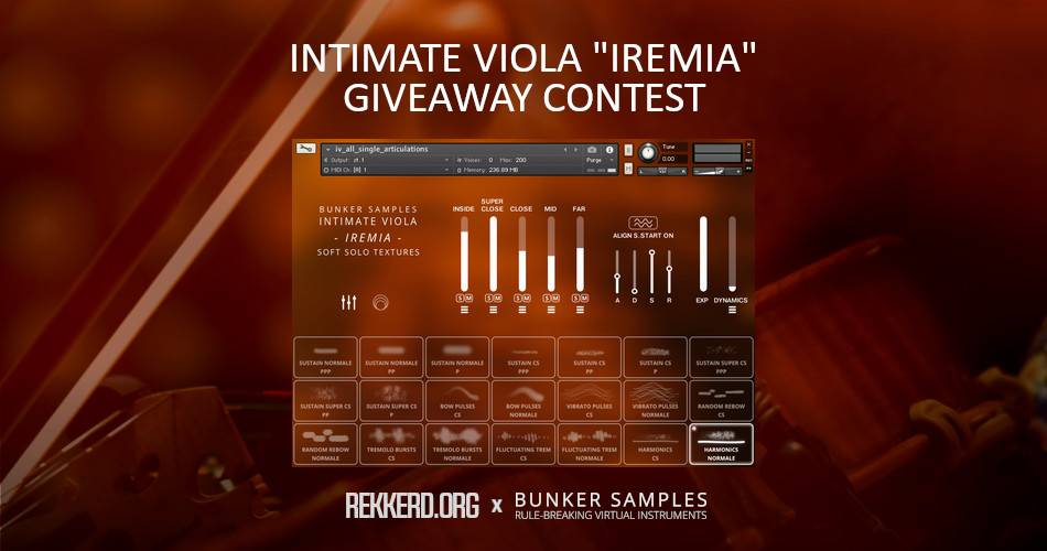 图片[1]-赠品竞赛:亲密的Viola–Iremia，由Bunker样品提供(2x)-