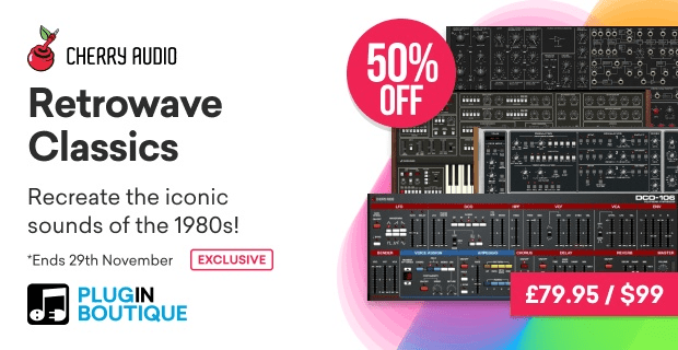 图片[1]-Cherry Audio retro wave Classics Collection优惠50%-