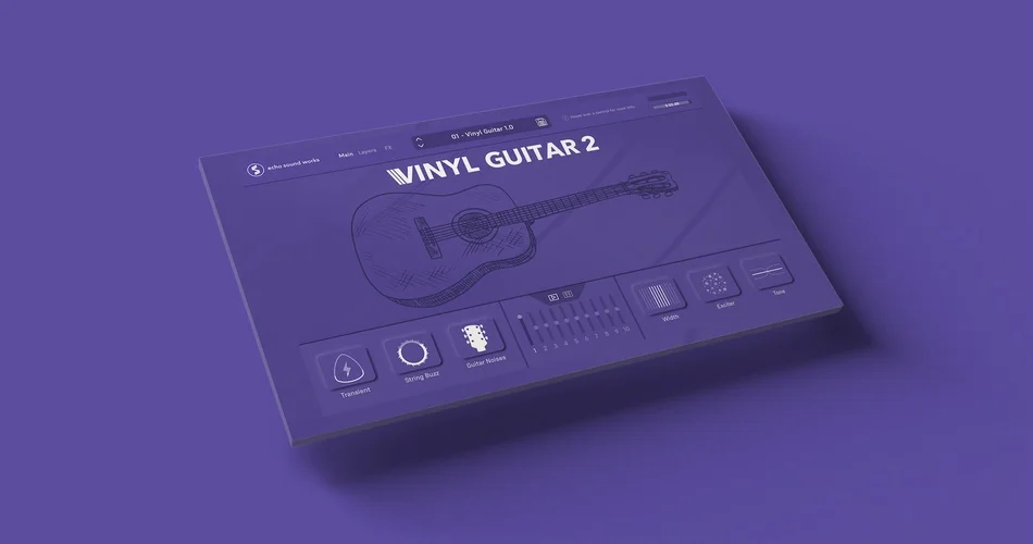 回声声音作品发布乙烯基吉他2免费乐器插件 1 Echo sound works vinyl guitar 2. Jpg