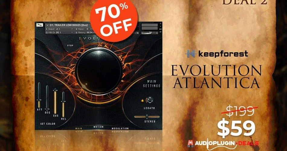 Keepforest为Kontakt的《进化:大西洋》节省70%的费用 1 Keepforest evolution antlantica sale