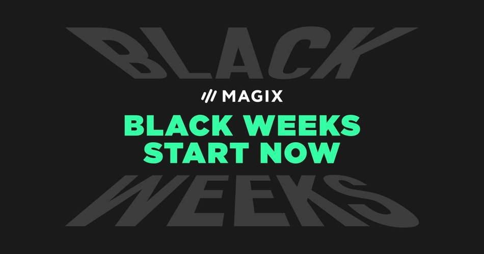 Magix黑色星期五:在Acid Pro 11、Sound Forge、Music Maker 2024等产品上节省大量费用 1 Magix black friday 2023