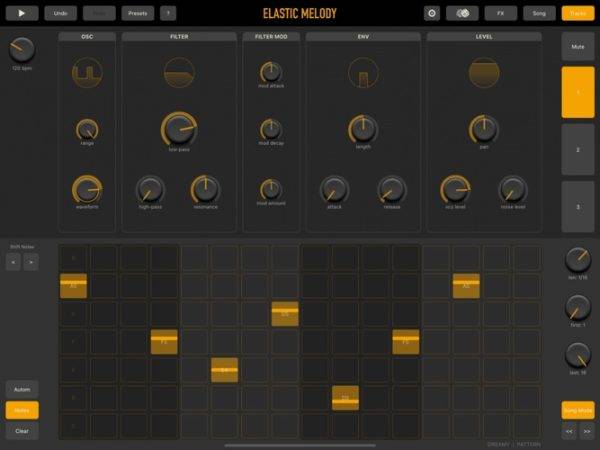 图片[1]-MoMinstruments为iOS制作的弹性旋律合成器和音序器-