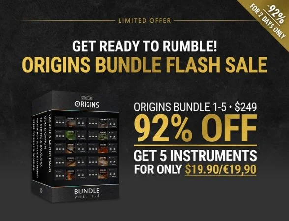 图片[1]-sonus core ORIGINS Bundle vol . 1-5 for Kontakt售价19.99美元！-