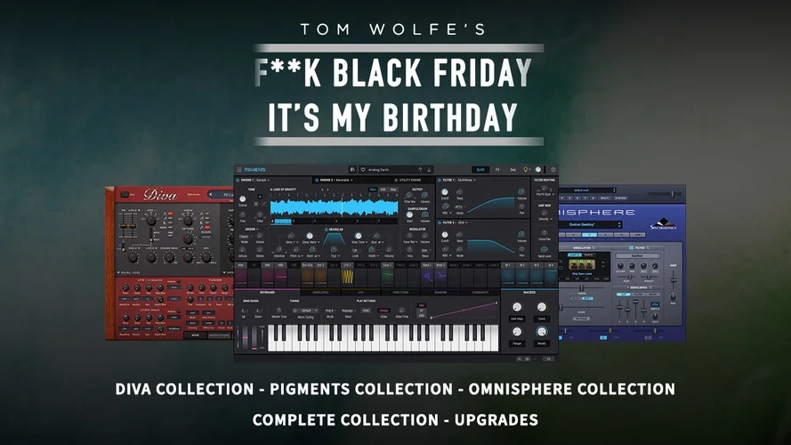 汤姆·沃尔夫推出一年一度的“黑色星期五,我的生日”促销活动 1 Tom wolfe fuck black friday its my birthday 2023. Jpg
