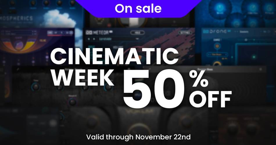 Uvi推出虚拟仪器和效果半价优惠的电影周 1 Uvi cinematic week