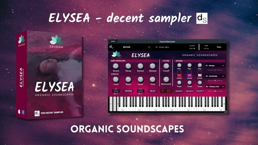 Zendaw发布Elysea Soundscapes图书馆体面的采样器 1 Zendaw elysea for decent sampler. Jpg