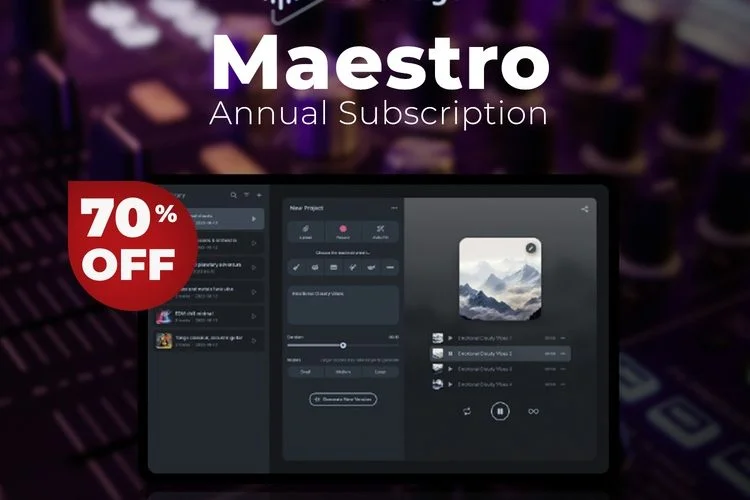 图片[1]-SoundGen Maestro年度套餐优惠82%-
