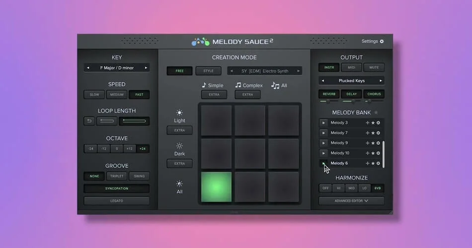 Evabeat的Melody Sauce 2 Midi插件售价29美元 1 Evabeat melody sauce 2. Jpg