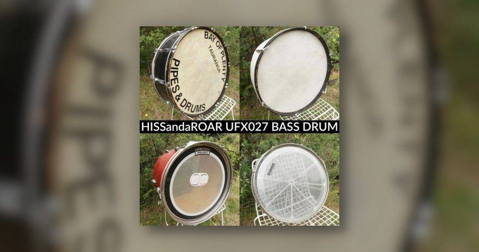 免费声学低音鼓库的嘶嘶声和吼声 1 Hiss and a roar bass drum 950x500 1