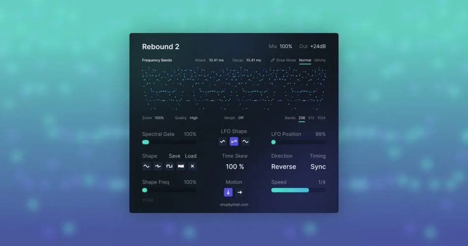 Ableton Live的反弹光谱效果更新到V2.0 1 Rebound 2
