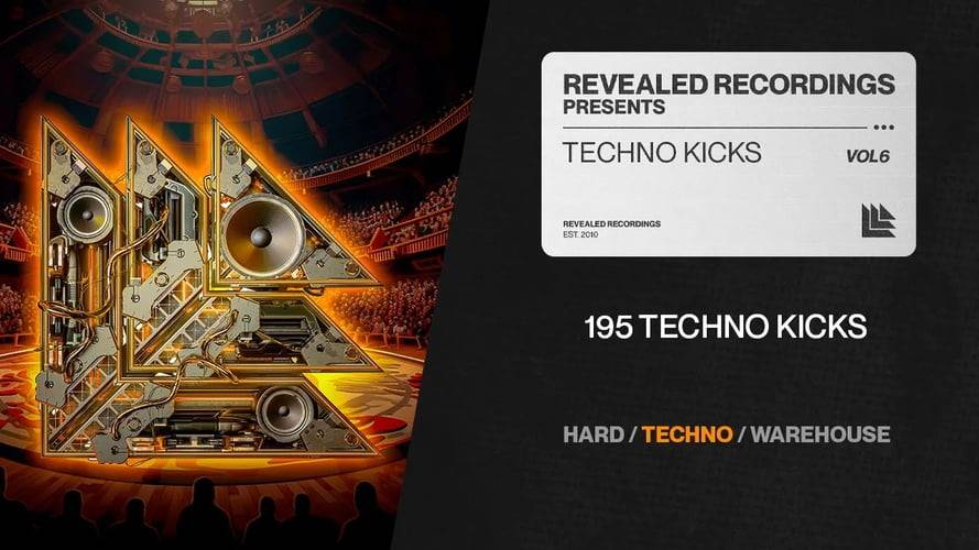 Alonso Sound推出Revealed Techno Kicks Vol. 6样品包-