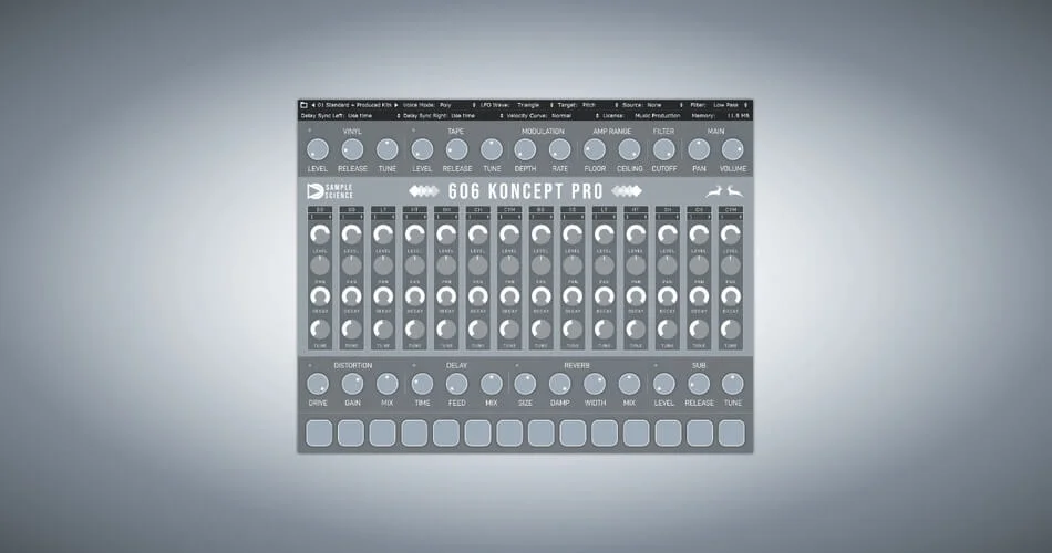 Samplescience的606 Koncept Pro虚拟鼓乐器以60%的价格出售 1 Samplescience 606 koncept pro. Jpg