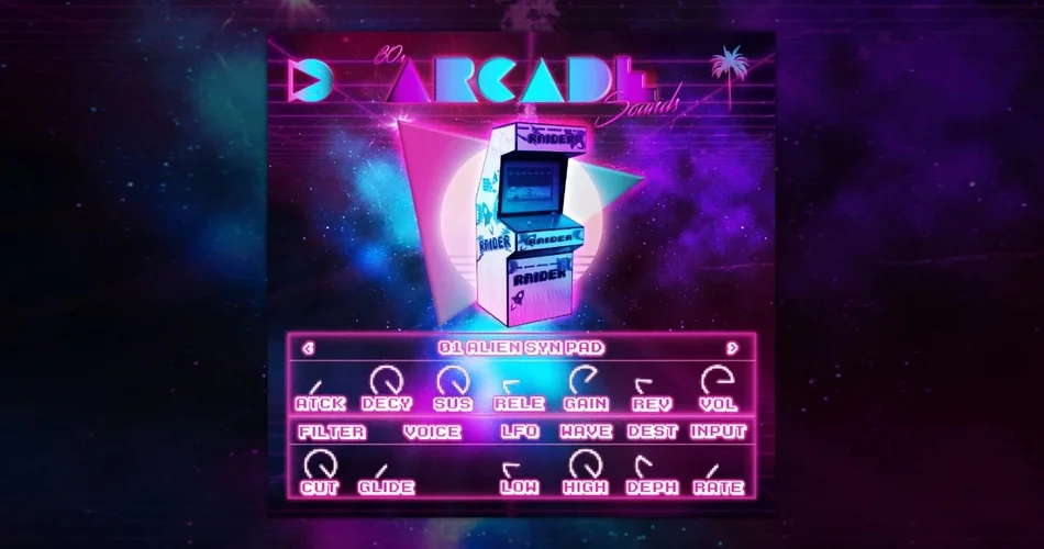 Samplescience的80S Arcade Sounds Rompler插件可节省60%的费用 1 Samplescience 80s arcade sounds. Jpg