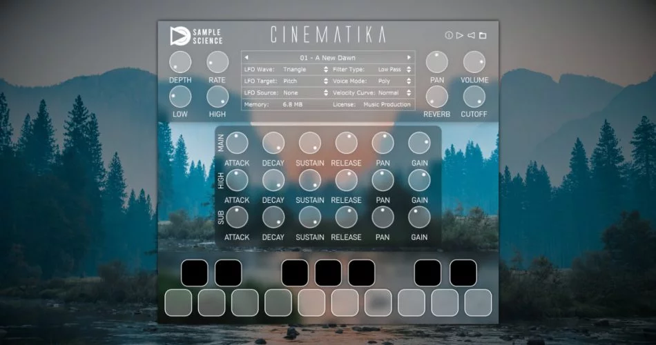 Samplescience的Cinematika V2 Epic电影垫可节省60%的费用 1 Samplescience cinematika v2
