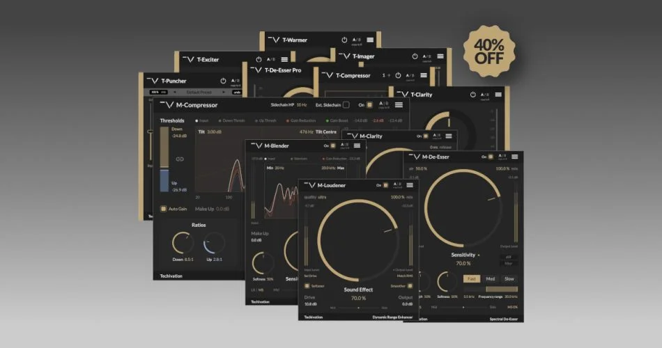 Techivation Holiday Sale:在所有音频插件上节省40% 1 Techivation holiday sale 2023