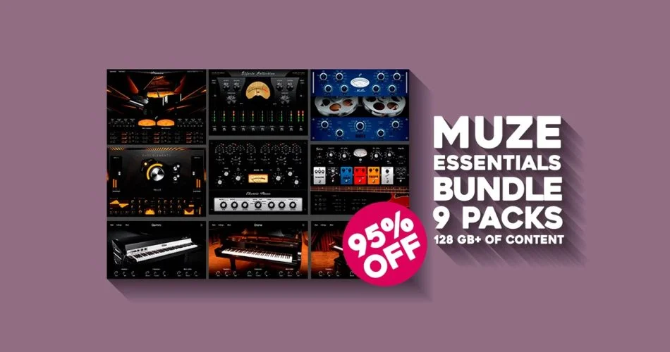 图片[1]-MUZE Essentials套装优惠95 %: 9件Kontakt乐器，价格14.99美元-