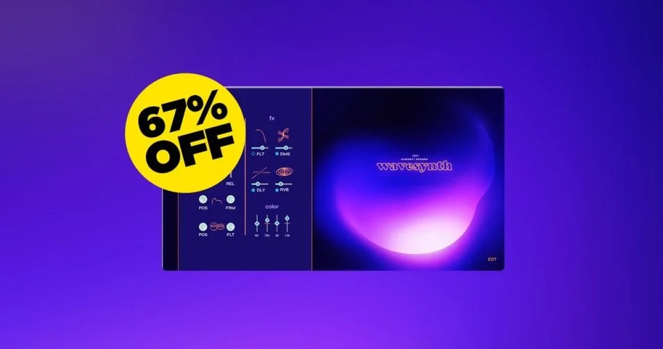 为Karanyi Sounds的Kontakt节省67%的Wavesynth沥青黑色费用 1 Apd karanyi wavesynth pitch black