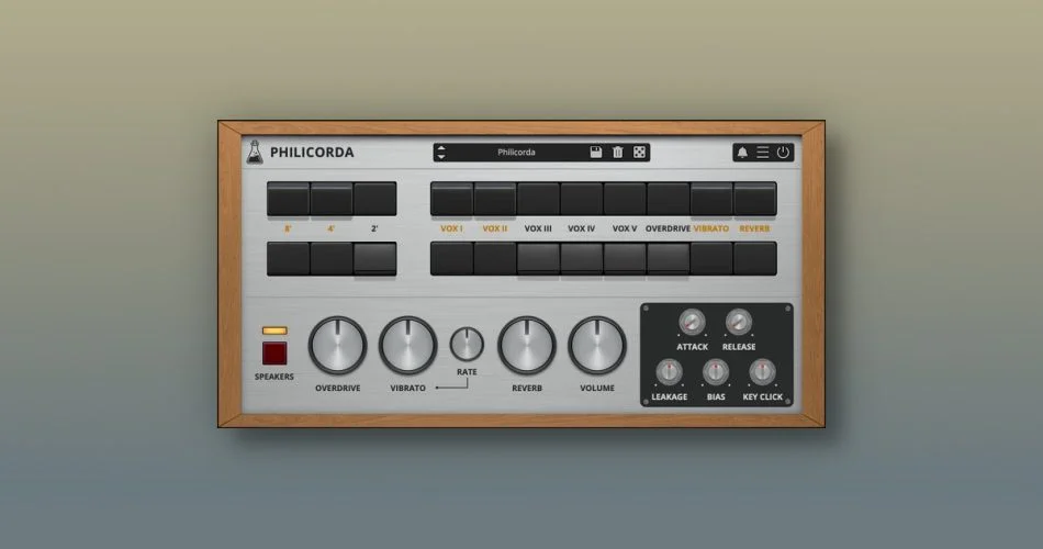 Audiothing推出菲利科达老式晶体管风琴 1 Audiothing philicorda