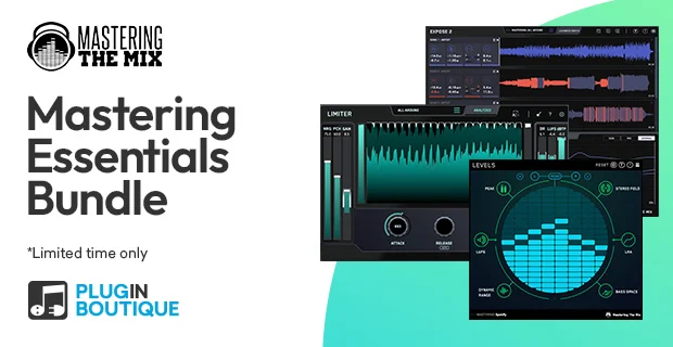 掌握基础套装:关卡优惠80%,Expose 2 &Amp; Limiter 1 Mastering the mix mastering essentials bundle. Png