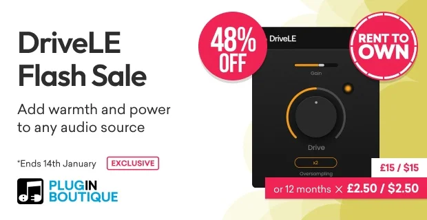 图片[1]-DriveLE失真插件出售，售价15美元+租金-