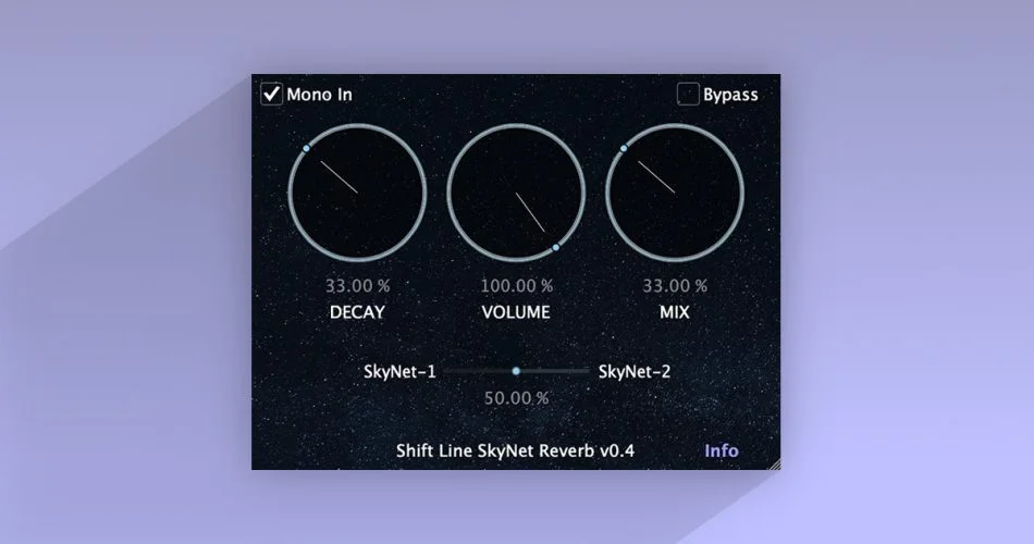 天网混响免费效果插件由移位线 1 Shift line skynet reverb