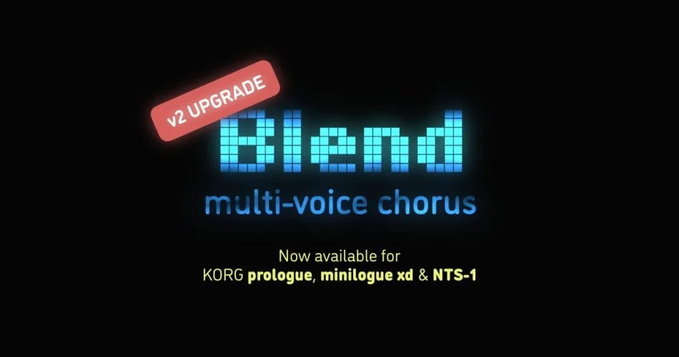 Sinevibes为Korg合成器发布Blend V2多声部合唱效果 1 Sinevibes korg blend v2