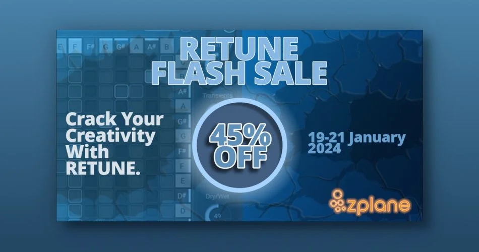 图片[1]-zplane reTune Flash Sale:节省45%的pitch effect插件费用-
