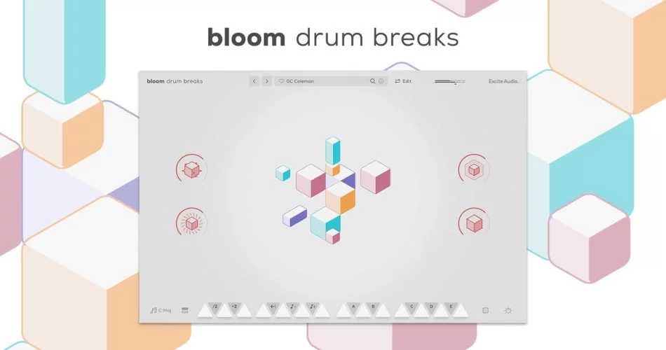 Excite Audio推出Bloom Drum Breaks虚拟乐器