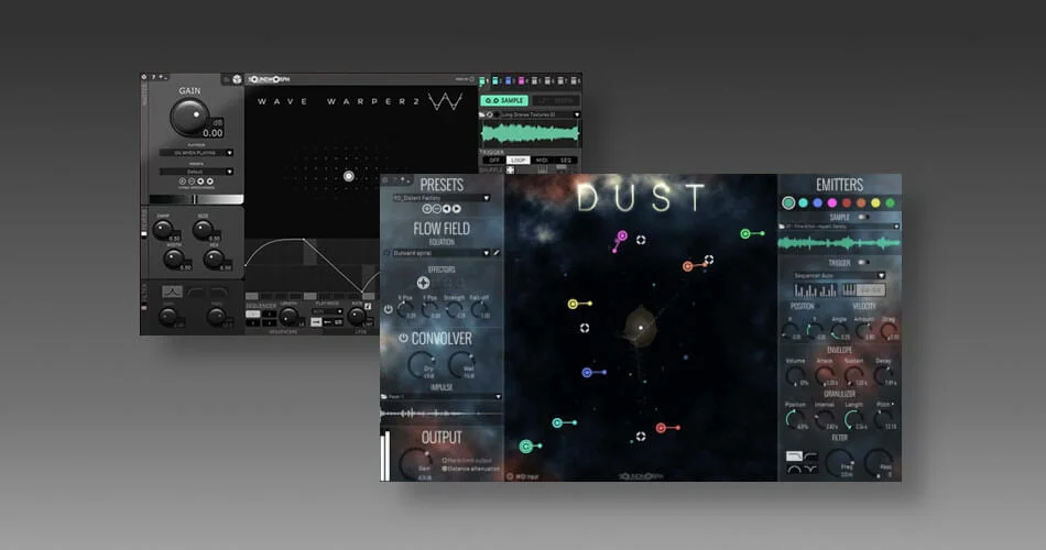灰尘和波浪Warper 2 Granular Synth插件+租赁可节省50% 1 Soundmorph dust wave warper 2. Jpg