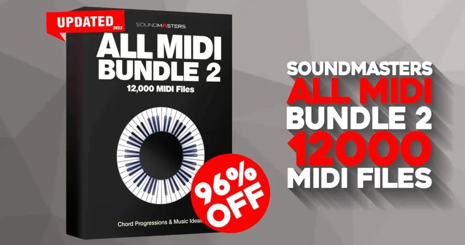 Soundmasters提供的所有MIDI捆绑包2优惠96%