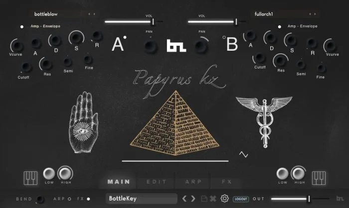 Beatskillz制作的纸莎草纸钥匙虚拟乐器售价15美元 1 Beatskillz papyrus keyz