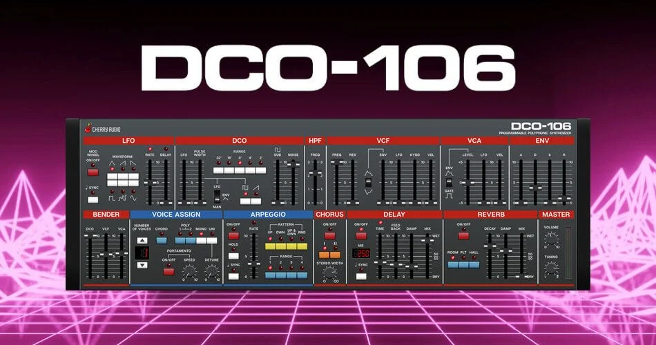 樱桃音频公司的Dco-106合成音合成器售价19美元 1 Cherry audio dco 160 software synthesizer