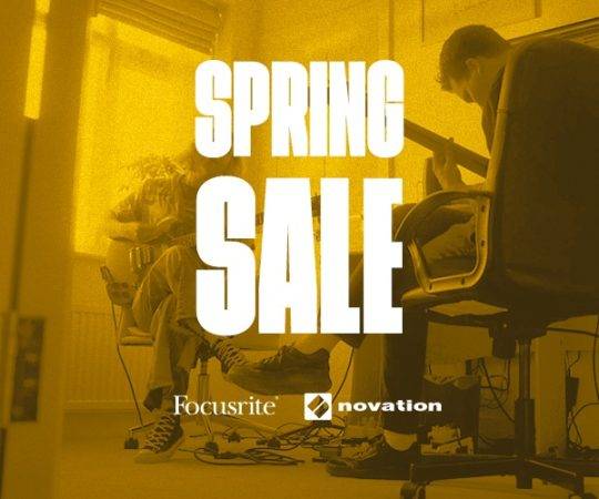 Focusrite和Novation发布春季促销活动，最高可享受30%的折扣