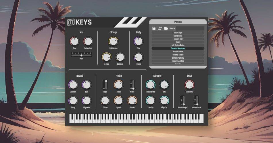 朋克实验室发布OneTrick KEYS虚拟钢琴乐器