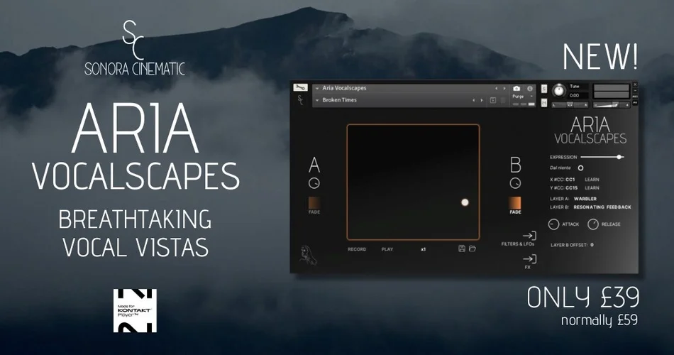 Sonora Cinematic为Kontakt播放器推出咏叹调声乐作品