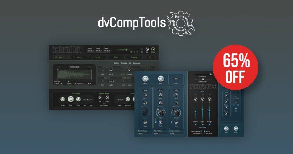 dvCompTools HALion捆绑包:混合Hit & Transverse享受65%的折扣